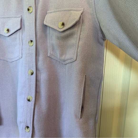 RD Style Lavender Purple Blaire Shacket Longsleeve Shirt Jacket Women's Medium - Picture 9 of 16